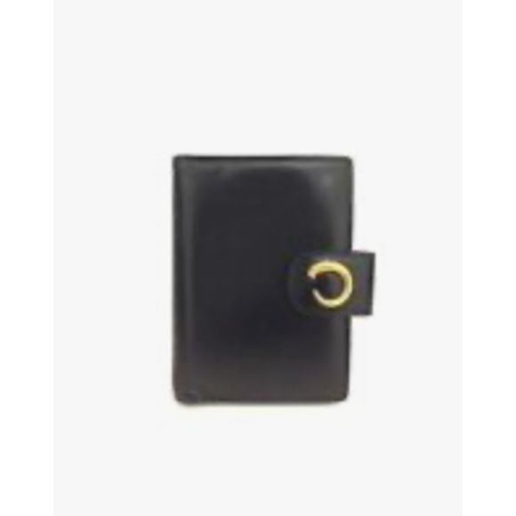 Cartier Panther Leather Planner Agenda Notebook Desk Diary Black VINTAGE - Picture 3 of 12